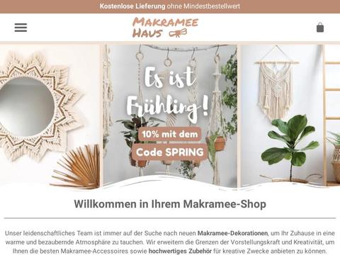 Makramee Haus Gutscheine und Promo-Code