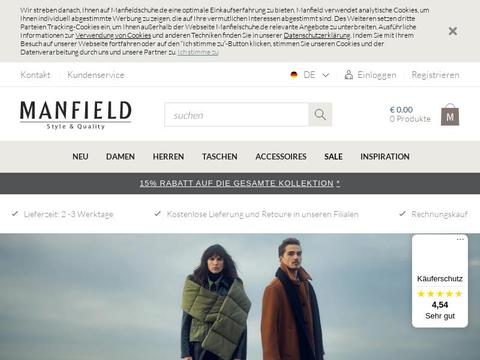 Manfield DE Gutscheine und Promo-Code