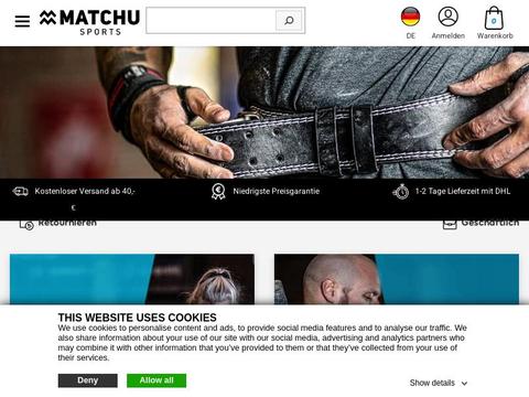 Matchu Sports DE Gutscheine und Promo-Code