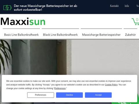 Maxxisun DE Gutscheine und Promo-Code