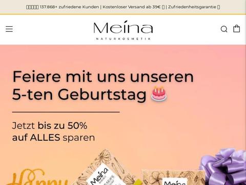 Meina Naturkosmetik DE Gutscheine und Promo-Code