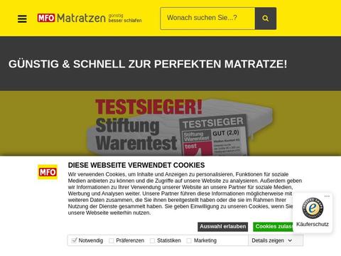 mfo-matratzen DE Gutscheine und Promo-Code