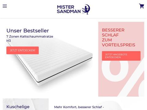 Mister-Sandman.de Gutscheine und Promo-Code