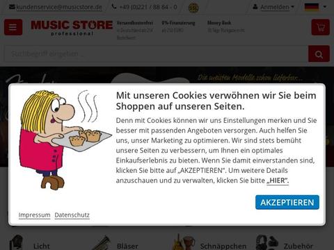 MUSIC STORE professional GmbH Gutscheine und Promo-Code