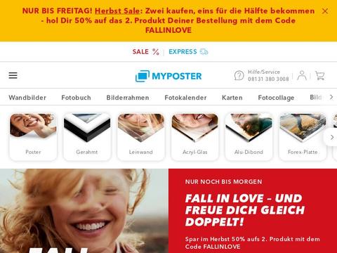 myposter.de Gutscheine und Promo-Code