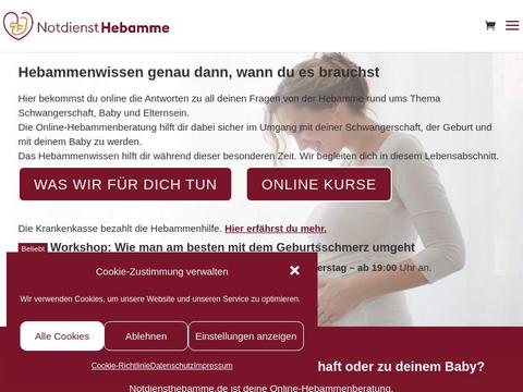 Notdienst Hebamme Gutscheine und Promo-Code