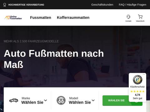 Onlinefussmatten DE Gutscheine und Promo-Code