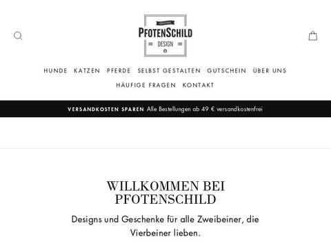 PFOTENSCHILD DE Gutscheine und Promo-Code