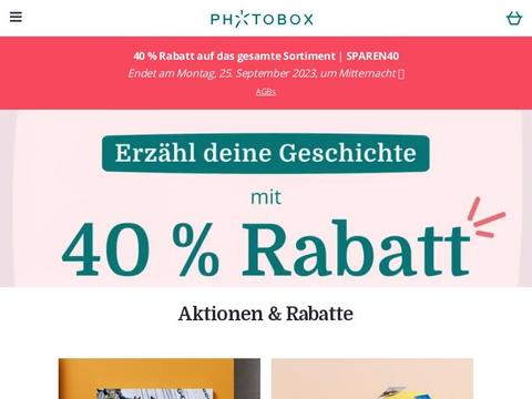 Photobox DE Gutscheine und Promo-Code