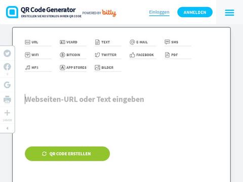 QR Code Generator DE Gutscheine und Promo-Code