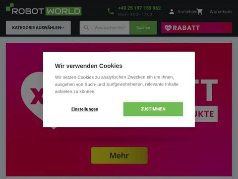 Robot World DE Gutscheine und Promo-Code