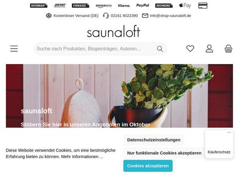 Saunaloft DE Gutscheine und Promo-Code