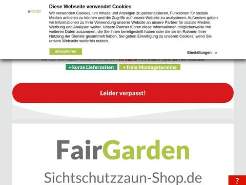 Sichtschutzzaun-Shop Gutscheine und Promo-Code