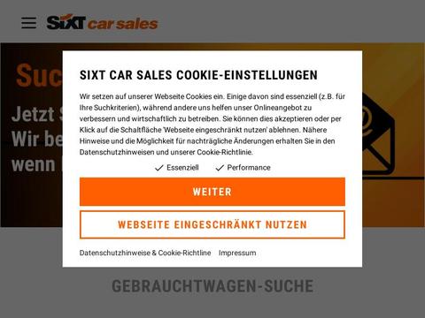 Sixt Car Sales DE Gutscheine und Promo-Code