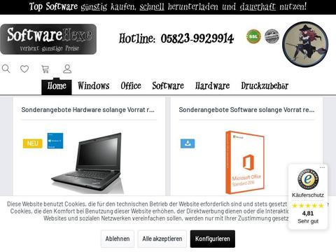 Softwarehexe DE Gutscheine und Promo-Code