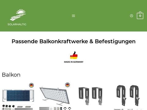Solarhaltig.de Gutscheine und Promo-Code