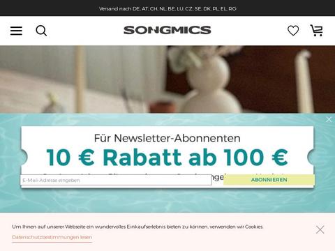 Songmics DE Gutscheine und Promo-Code