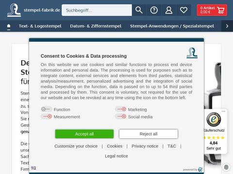 stempel-fabrik.de Gutscheine und Promo-Code