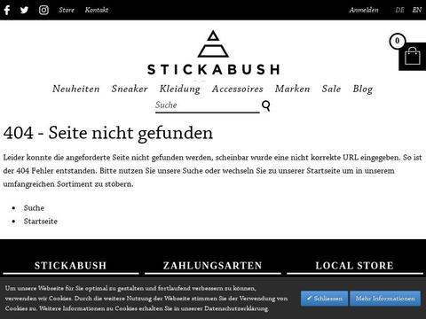 STICKABUSH DE Gutscheine und Promo-Code