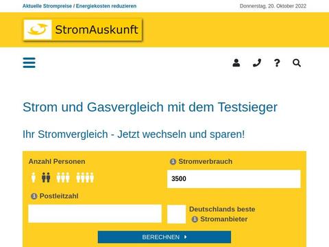 Stromauskunft DE Gutscheine und Promo-Code