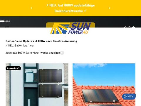 Sunpower4U Gutscheine und Promo-Code