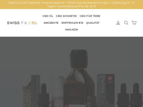 SwissFX CBD  Gutscheine und Promo-Code