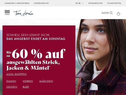 Tom Joule Gutscheine und Promo-Code