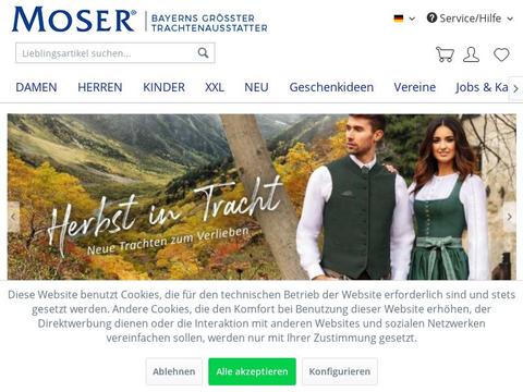 Trachten.de | Moser Trachten Dirndl DE Gutscheine und Promo-Code