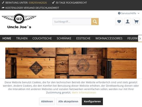 UNCLE JOES Gutscheine und Promo-Code