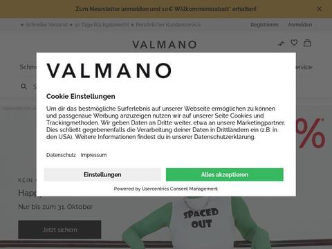 Valmano  Gutscheine und Promo-Code