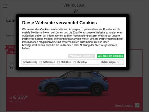 Vehiculum DE Gutscheine und Promo-Code