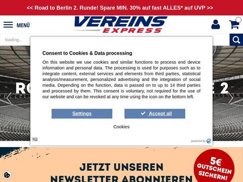 Vereinsexpress DE Gutscheine und Promo-Code