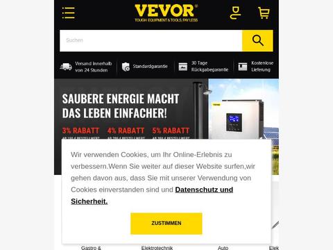 Vevor DE Gutscheine und Promo-Code