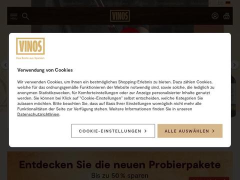 vinos DE Gutscheine und Promo-Code