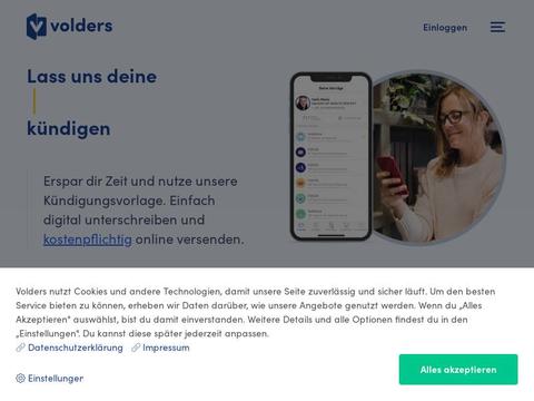 volders DE Gutscheine und Promo-Code