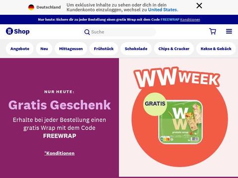 Weight Watchers Shop DE Gutscheine und Promo-Code