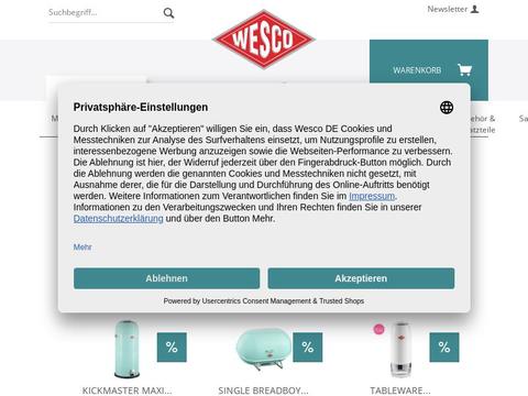 WESCO Onlineshop Gutscheine und Promo-Code