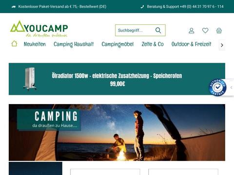 YouCamp Gutscheine und Promo-Code